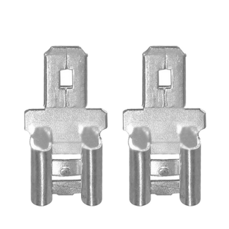 F2 6.35 mm naar F2 4.75 mm pooladapter set voor accu's