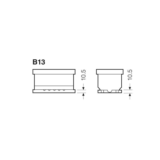Yuasa YBX9019 12V 95Ah 850A Start Stop Plus AGM Accu