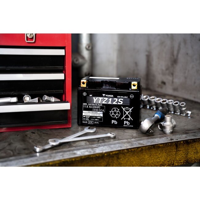 Yuasa YTZ12S 12V 11Ah High Performance Onderhoudsvrije Motor Accu