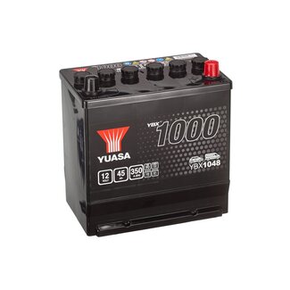 Yuasa YBX1048 12V 45Ah 350A Start Accu
