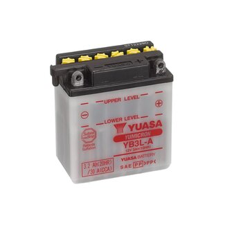 Yuasa YB3L-A 12V 3Ah Yumicron Motor Accu
