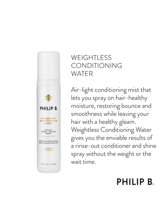 Weightless Conditioning Water - PHILIP B.