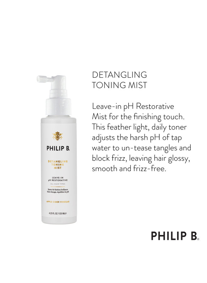 pH Restorative Detangling Toning Mist - PHILIP B.