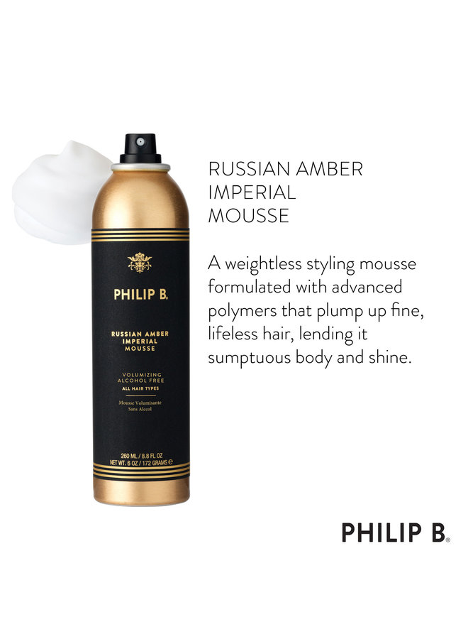 Russian Amber Imperial Volumizing Mousse - PHILIP B.