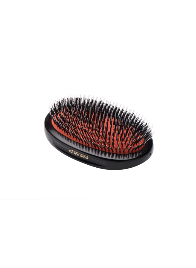 BN1M - POPULAR MILITARY - BRISTLE & NYLON - DARK RUBY - Large