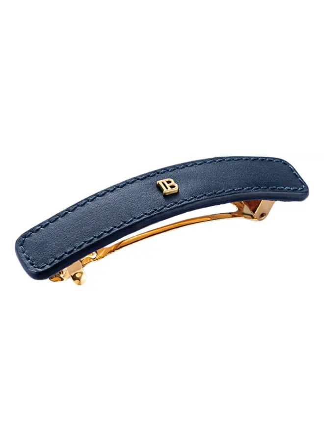 Limited Edition Leather Barrette Cosmic Sapphire