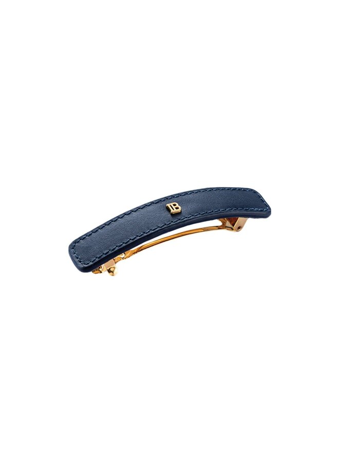 Limited Edition Leather Barrette Cosmic Sapphire