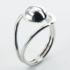 Aparte zilveren ring