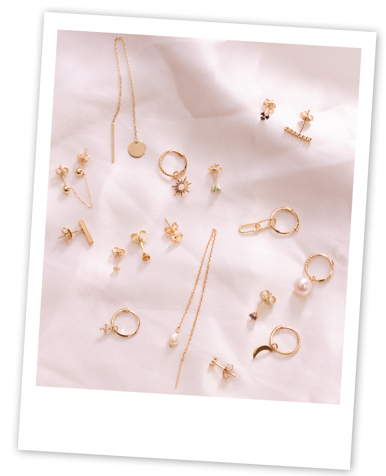blog singles day polaroid single earrings