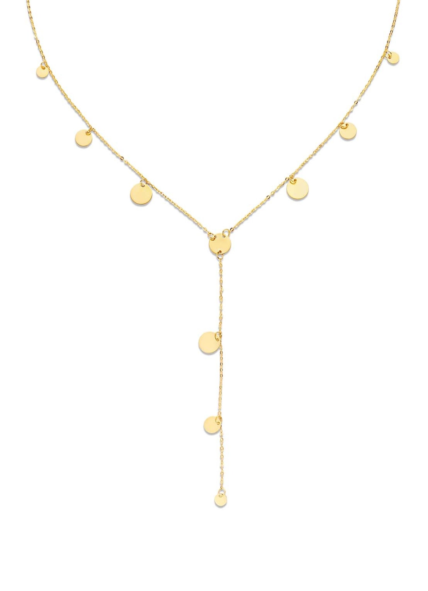 DIFFERENT NECKLACE PREMIUM 53cm ジョージ Dazzle Necklace | 14 karat gold | Jackie Gold - Jackie-gold.com