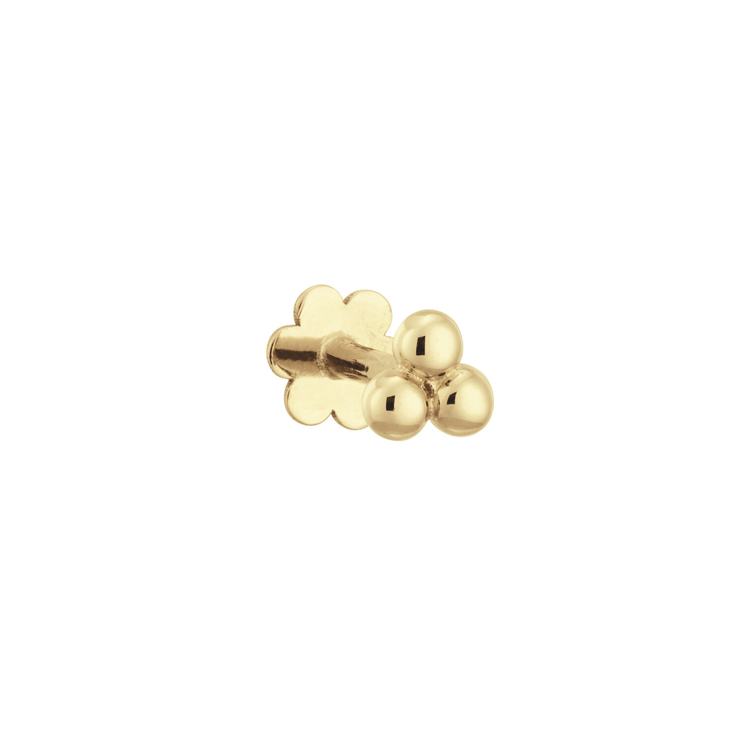 アクセサリー 3ball Pierce / 14K solid gold triple-ball-piercing-14-karat-