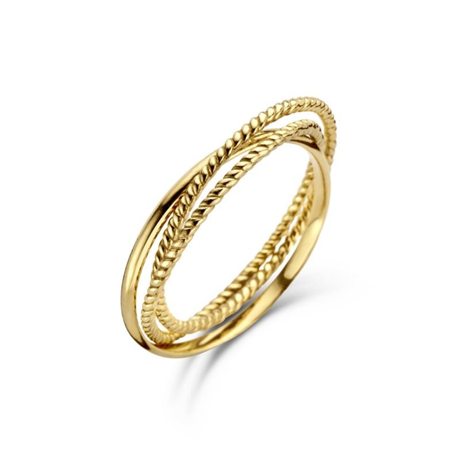 Majorelle Trinity Ring 14 Karat Gold