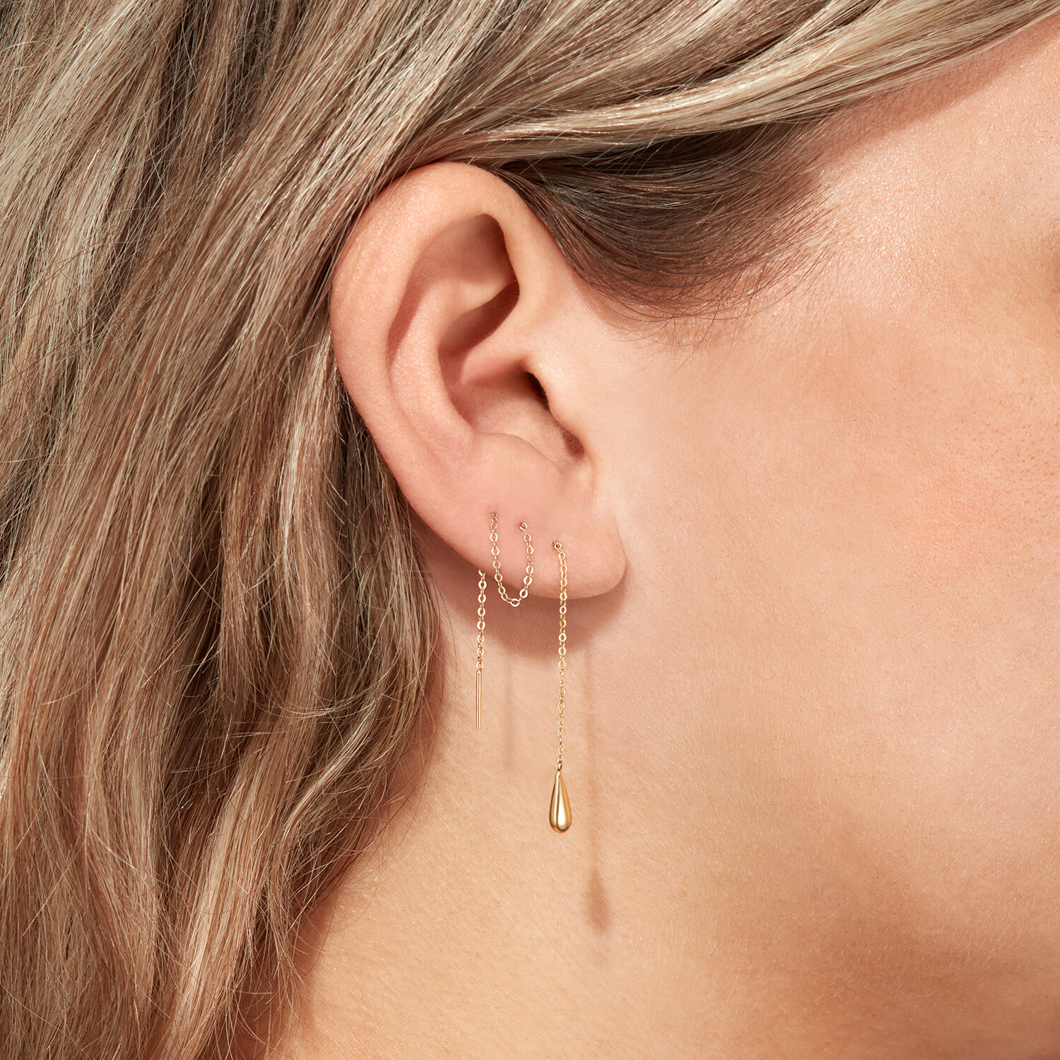 【HYERES LOR】25SS★ Essence SL Tennis 1Touch Earrings XL WH HYERES LOR】25SS☆ Essence SL Tennis 1Touch Earrings XL WH