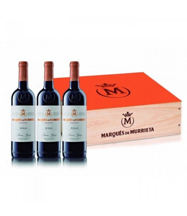Marquès de Murrieta | Tinto Reserva | 2016 | 75cl | Wooden Gift Box with 3 bottles