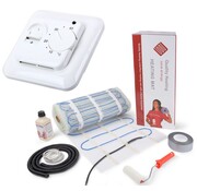 150 Watt mat set inclusief eenvoudige Manual thermostaat