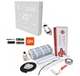 100 Watt elektrische vloerverwarming mat set inclusief Programmeerbare Wifi prf-79 thermostaat