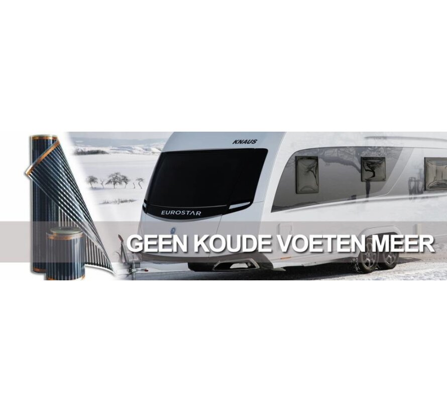 Caravan vloerverwarming complete set