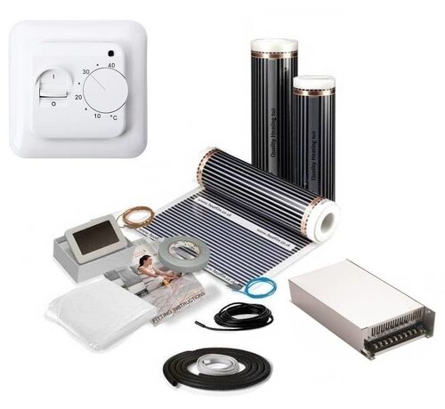 Caravan vloerverwarming 42Volt set inclusief trafo