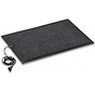 Warme voeten mat antraciet 60X80 WATERPROOF inclusief schakelaar IP, 230Vac, tapijt en rubber