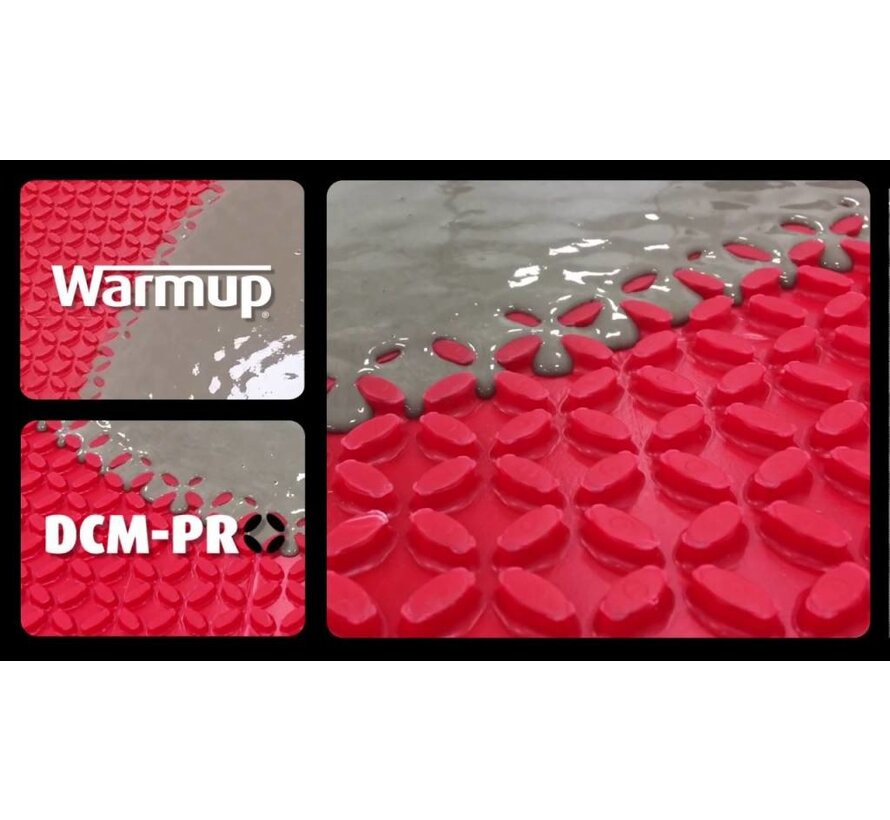 DCM-PRO ontkoppelingsmat + Quality Heating kabel systeem