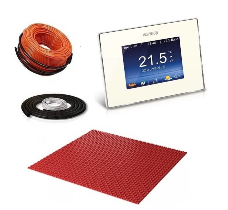 DCM-PRO ontkoppelingsmat + Quality Heating kabel systeem