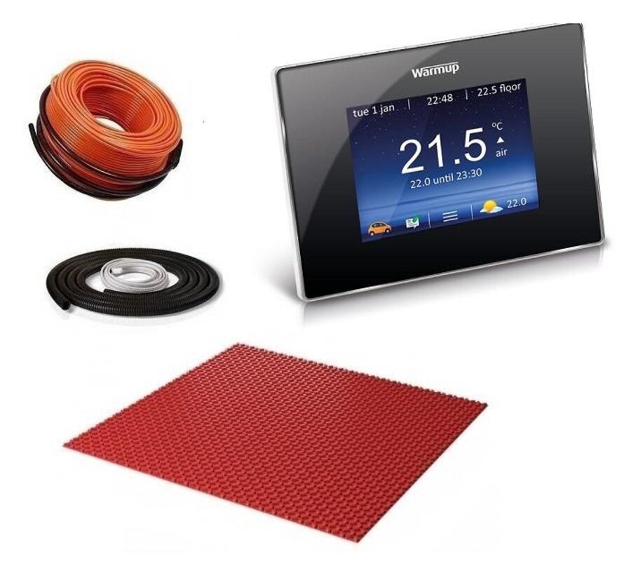 DCM-PRO ontkoppelingsmat + Quality Heating kabel systeem