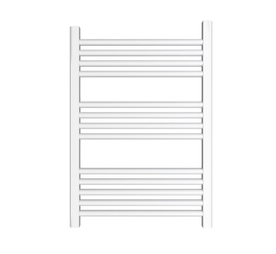 Wit en Chrome AF-CN elektrische handdoek radiator - Quality Heating