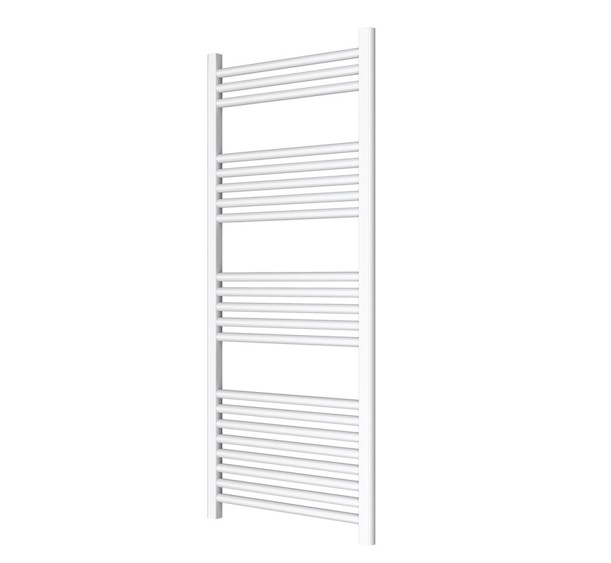 Wit en Chrome AF-CN elektrische handdoek radiator - Quality Heating