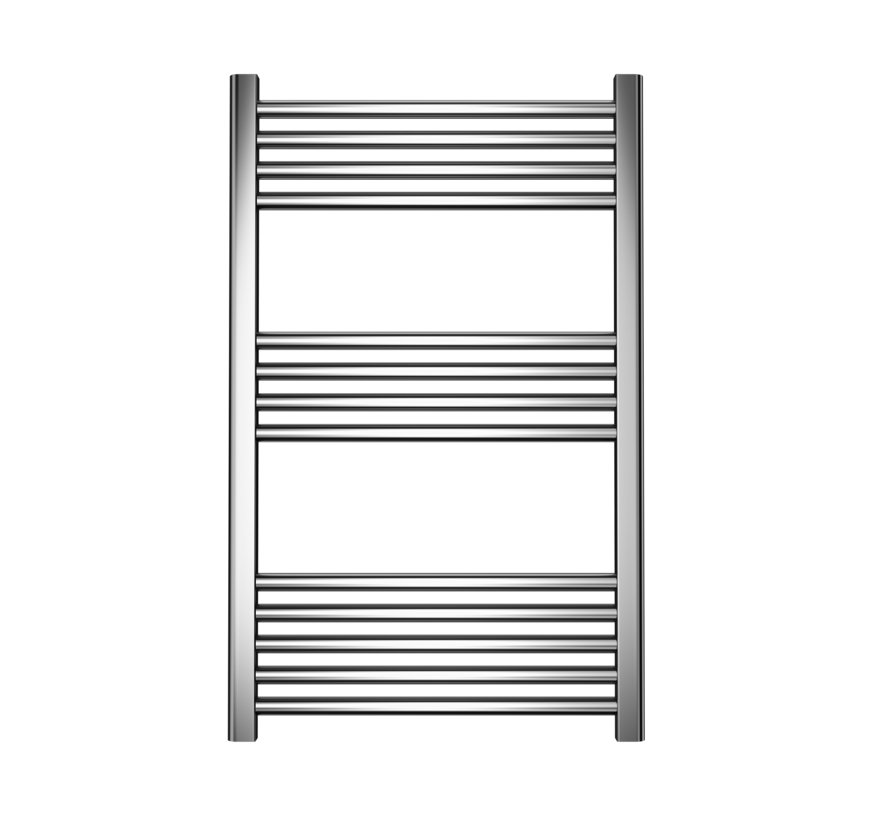 Wit en Chrome AF-CN elektrische handdoek radiator - Quality Heating