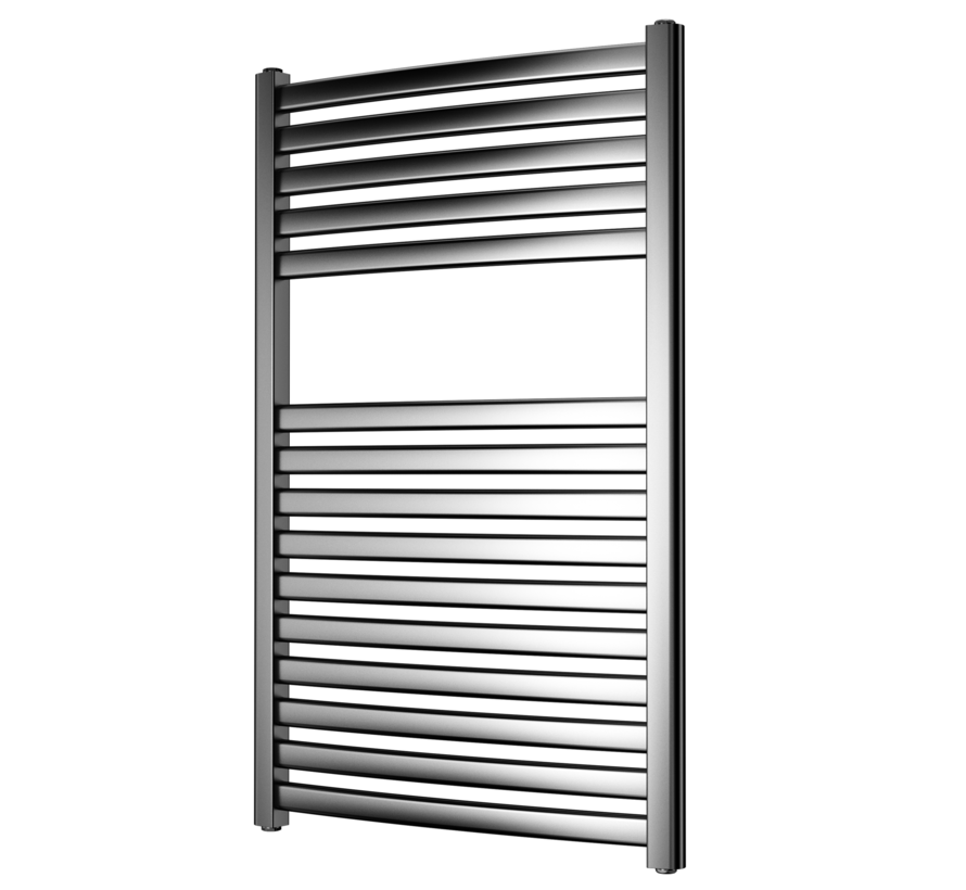 Wit en Chrome AF-SE elektrische handdoek radiator - Quality Heating