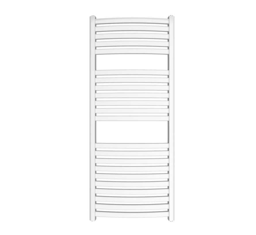 Wit en Chrome AF-SE elektrische handdoek radiator - Quality Heating