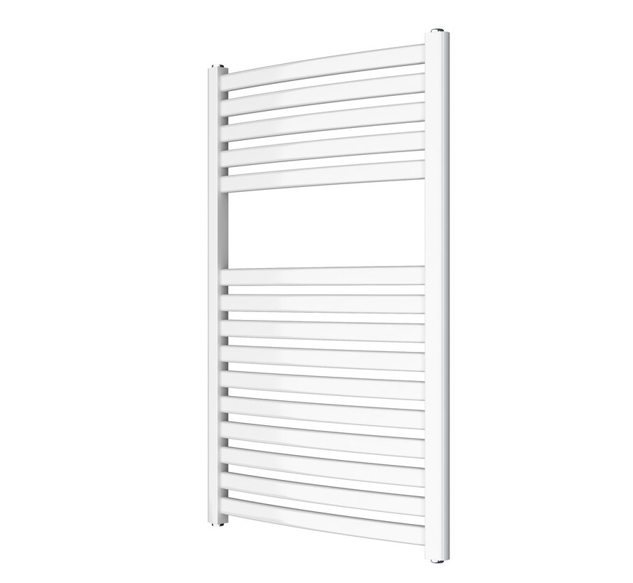 Wit en Chrome AF-SE elektrische handdoek radiator - Quality Heating