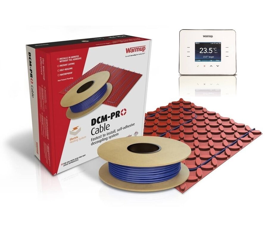 Warmup vloerverwarming kabel + DCM-PRO