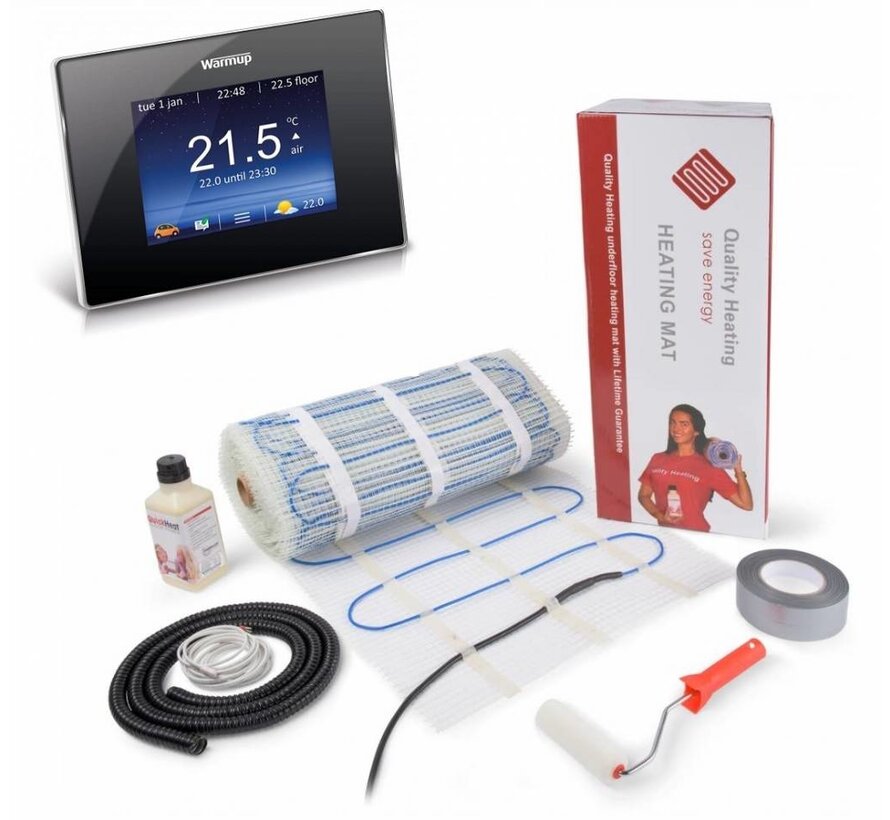 150 Watt mat set inclusief Warmup-4IE geavanceerde Wifi thermostaat