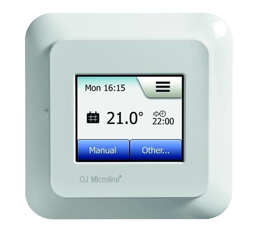 150 Watt elektrische vloerverwarming mat set inclusief Programmeerbare OCD5 meertalige thermostaat