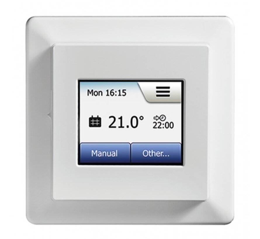 200 Watt elektrische vloerverwarming mat set inclusief Programmeerbare OCD5 meertalige thermostaat