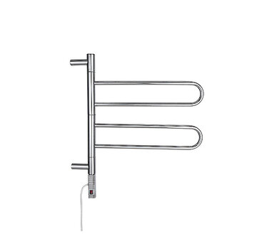 Quality Heating Wit en Chrome UR05001 elektrische handdoek radiator - Quality Heating