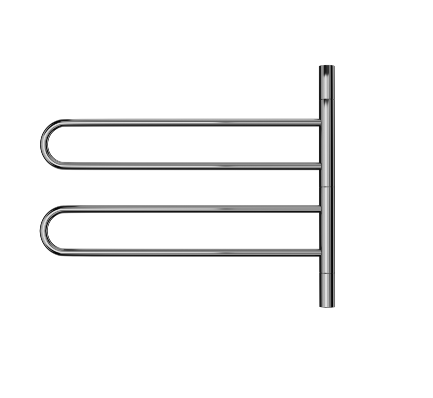 Wit en Chrome UR05001 elektrische handdoek radiator - Quality Heating