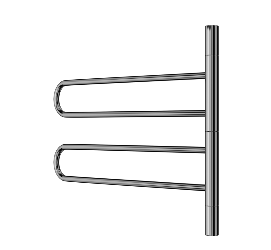 Wit en Chrome UR05001 elektrische handdoek radiator - Quality Heating