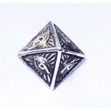 GOOD VIBRATIONS PYRAMID ALL SEEING EYE STUD SINGLE