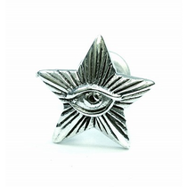 ALL SEEING EYE STAR STUD