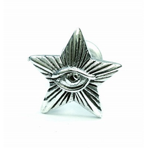 ALL SEEING EYE STAR STUD