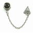 GOOD VIBRATIONS SMOKY QUARTZ ALL SEEING DOUBLE STUD