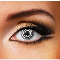 BLACK SPIRAL CONTACT LENSE 3 MONTH