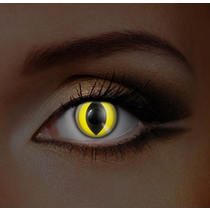 IGLOW - Yellow Cat UV Neon Eye accessories 3 MONTH