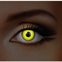 GLOW - Yellow UV Neon Eye accessories 3 MONTH