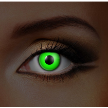 IGLOW  GREEN UV CONTACT LENSES 3 MONTH