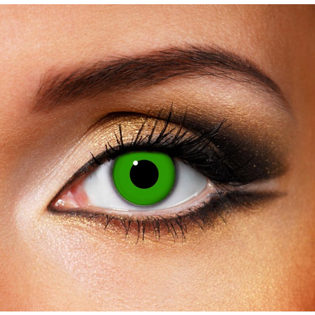 Funky Cosmetic EMERALD GREEN CONTACT LENSES 12 MONTH / 1 YEAR