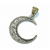 GOOD VIBRATIONS SILVER MOON PENDANT