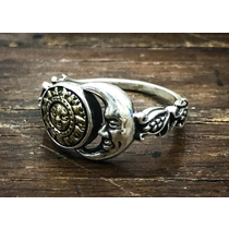 SUN AND MOON RING 925 GV